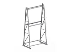 magazijnrek voor profielen,grondveld,tweezijdig,HxBxD 3000x1400x800mm