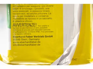 Boetseerklei wit in luchtdicht folie 1KG - 7