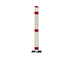 Automatische Paal Aluminium 900mmØ75mm Cilinderslot Met 3 Sleutels