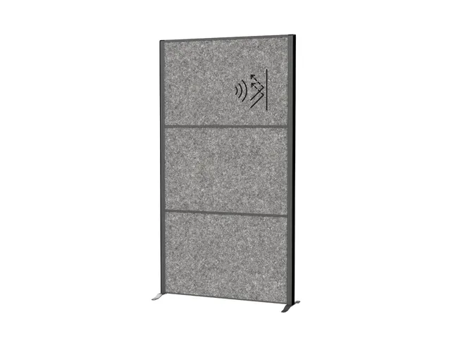 MAULconnecto scheidingswand 3x Akoestisch Donkergrijs