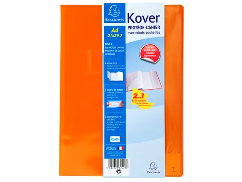 Schriftomslagen Kover transparant 21x29,7cm