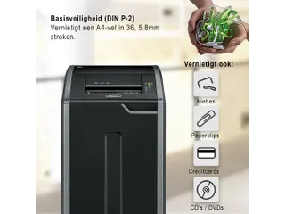 Papiervernietiger Fellowes 425i P-2 Stroken - 5