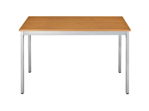 Tafel Vierkant 160x80 Cm Rechthoekig Frame Aluminium Blad Kersenhout