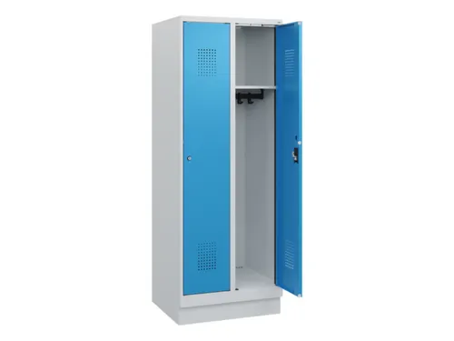 schoollocker,HxBxD 1630x600x500mm,2vak,vak B 300mm,cil.-slot,sokkel