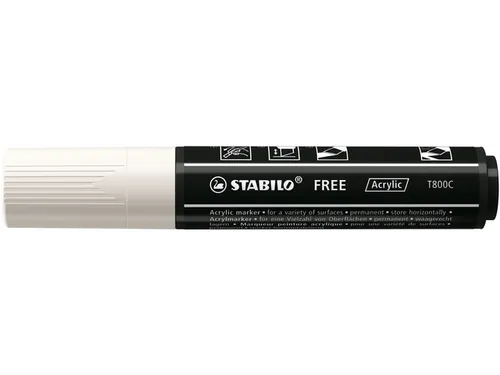 Acrylmarker STABILO Free Acrylic T800C wit 2-10mm
