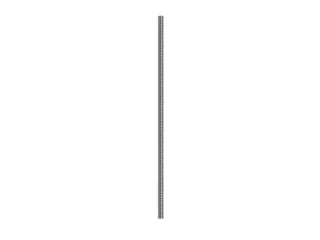 profiel,v. magazijnstelling,L 2m,BxD/dikte 40x40/2mm - 2