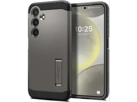 Spigen Tough Armor Samsung Galaxy S24 Hoesje Back Cover Gunmetal