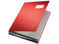 Vloeiboek Leitz 5700 rood 20 vakken