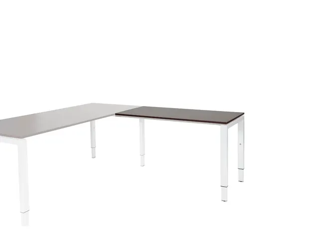 Domino Aanbouw Hoogte Verstelbaar 1200x600mm Robson Eiken 25mm Wit