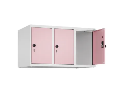 opzetkast,v. locker,3vak.,vak B 300mm,HxBxD 500x900x500mm,draaigrendel