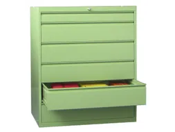 ladekast HxBxD 1200x1023x600mm 6laden RAL7035 front RAL5010