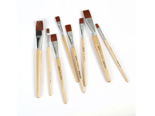 Kwast Qrea synthetisch set à 3 breedtes