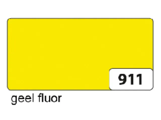 Etalagekarton Folia 48x68 cm 400gr Nr 911 Fluor Geel