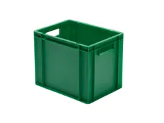 Euronorm-stapelbak 29l 320x400x300mm Wanden/bodem Gesloten Groen