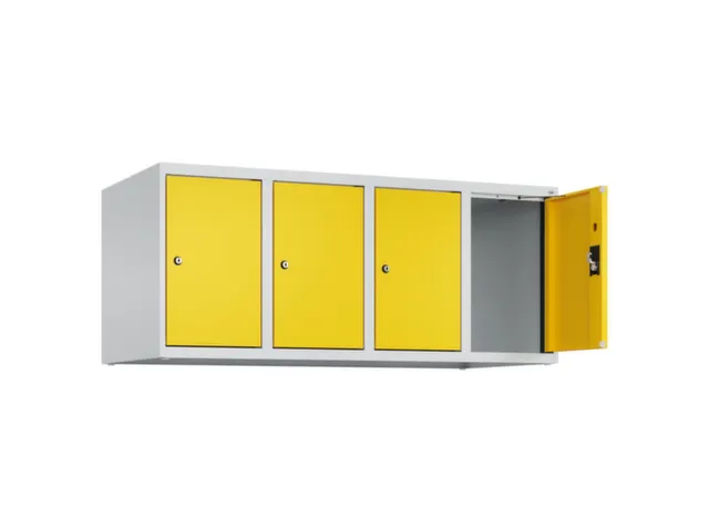 opzetkast,v. locker,4vak.,vak B 300mm,HxBxD 500x1200x500mm
