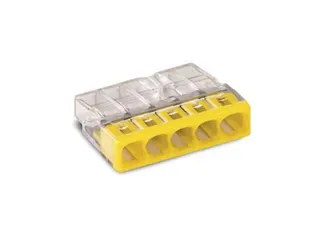 Compact-Lasklem - Voor Massieve Geleiders - MAX. 2.5mm² - 5-Draads - - 1