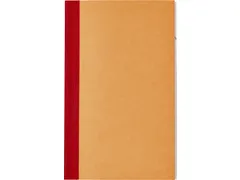 Kasboek 135X85Mm 3 Kolommen 72Blz Oranje