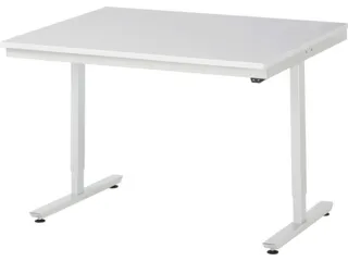 Werkbank elektrisch hoogte verstelbaar 720-1120x1250x1000mm wit RAL703 - 1
