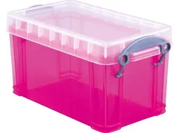 Opbergdoos 2,1 Liter Transparant Roze