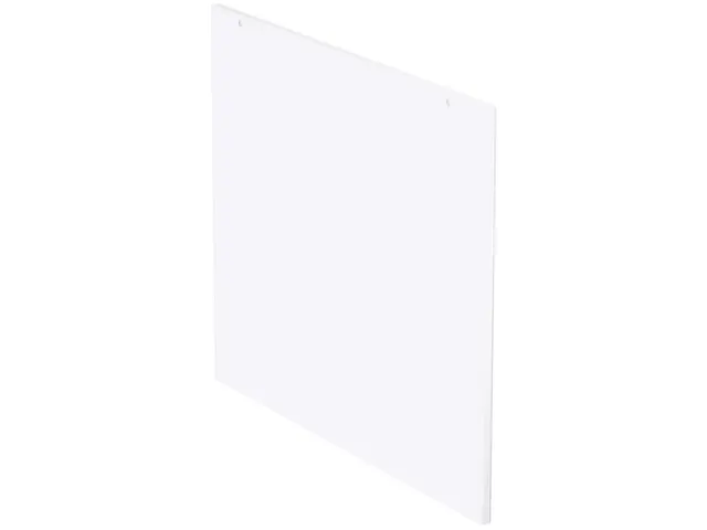 zijpaneel,v. balie,D 800mm,hout,wit