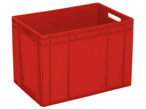 Euronorm Stapelkrat Pe 410x600x400mm 83liter Rood