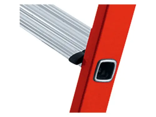 Boktrap,bomen fiberglas,treden aluminium,3treden incl. bordes,L 1,40m