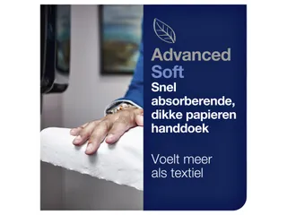 Tork 290067 H1 Matic Advanced Handdoekrol Wit 2-laags 150m 6 rollen - 5