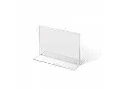 Folderhouder A7 T-stand Acryl liggend