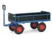 Handtrekwagen Trekoog 6455vz 1000kg 1600x900mm Houten Wanden Rubber