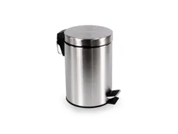 Afvalbak BRASQ pedaalemmer 3 liter rvs metaal