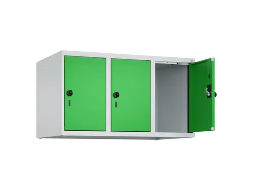 opzetkast,v. locker,3vak.,vak B 300mm,HxBxD 500x900x500mm,draaigrendel
