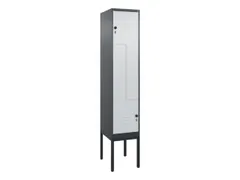 Z-garderobekast,HxBxD 2120x400x500mm,vak B 200/400mm,draaigrendel