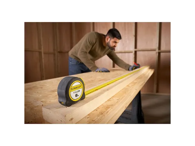 Tylon Rolmeter 25mm x 8m Met Broekklem