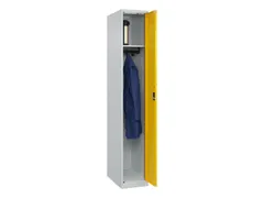 locker,HxBxD 1850x300x500mm,1vak,vak B 300mm,cil.-slot,staand op vloer