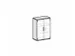 armoire à portes vitrées,HxlxP 1150x800x430mm,finition corps blanc