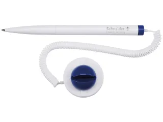 Balpen Schneider Klick-Fix Wit met koord Medium - 4