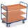 Etagewagen 250kg 1000x600mm H 950mm 3 Etages Hout Ral5010
