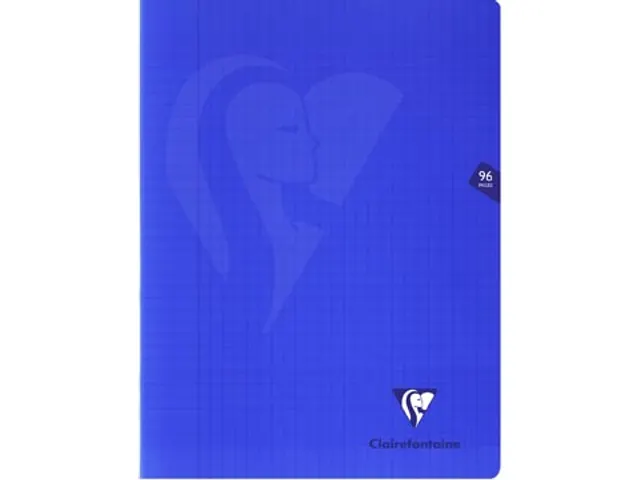 Schrift Mimesys A4+ 48 vel Seyès, kaft in PP Marine blauw