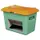 strooigoedbak,200l,HxBxD 640x890x600mm,GVK,groen,deksel oranje
