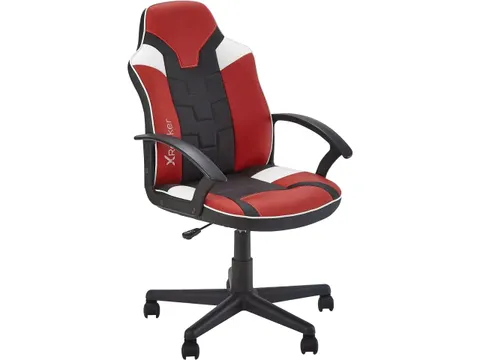 Xrocker Saturn Gaming stoel rood 120101 tiener PU leer 100kg