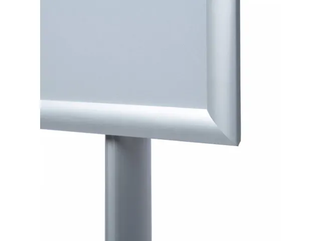 Porte-affiche sur pied avec cadre A3 Coins biseauté Simple face