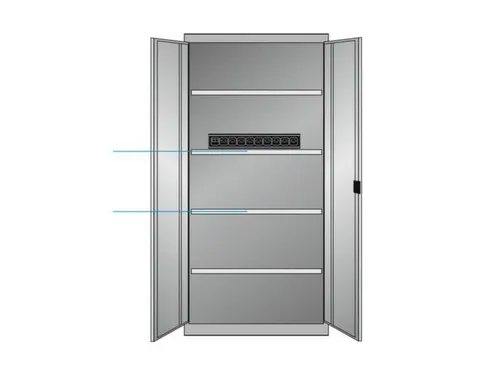 elektrische kast met openslaande deuren,HxBxD 1950x1000x580mm
