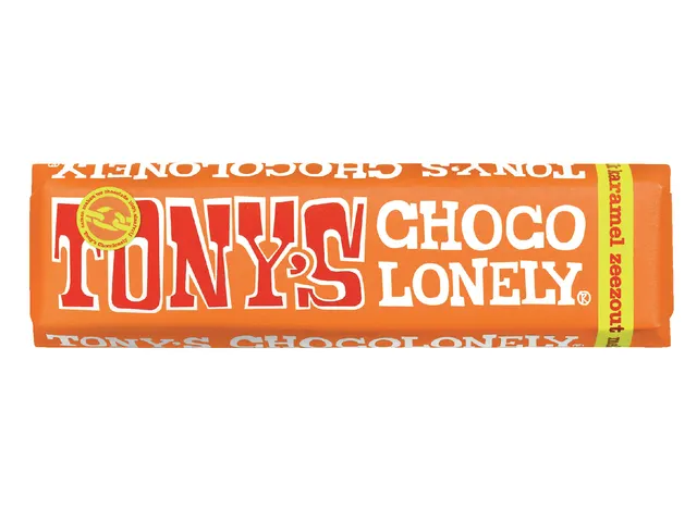 Chocolade Tony's Chocolonely reep 47gr karamel zeezout