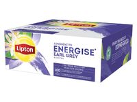 Thee Lipton Energise Earl Grey 100stuks