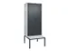 locker voor scheiding van kleding,HxBxD 2120x800x815mm,2vak