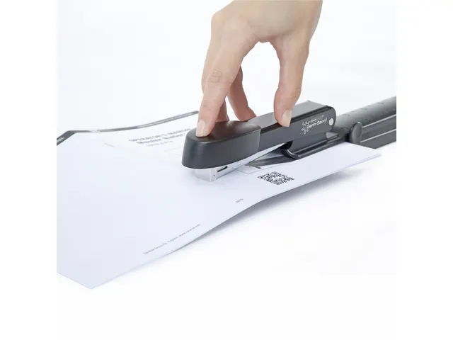 Nietmachine Rapesco Germ-Savvy Long Arm Marlin antibacterieel zwart