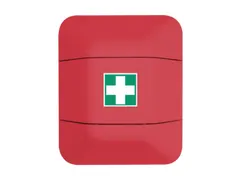 noodgevallenkast,HxBxD 528x434x225mm,leeg/v. 1x verbandkist,kunststof