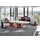 kantoorkast,HxBxD 825x400x445mm,MP-lichtgrijs