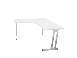 bureau in vrije vorm,HxBxD 740x1400x1400mm,vrije vorm,Bl-wit - 1