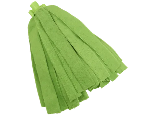 Vikan Microfibre draadmop microvezel stroken schroefdraad Groen